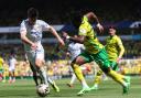 Norwich City were held 0-0 in a Championship play-off semi-final first leg against Leeds at Carrow Road