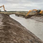 A project to restore Cley Harbour in north Norfolk to its former glory has reached another milestone