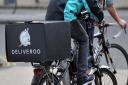 File photo of a Deliveroo cycle rider in central London.  Photo: Nick Ansell/PA Wire
