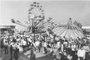 Crowds flock to the Pleasure Beach at Great Yarmouth in September 1980
