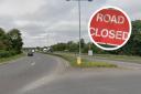 The A11 Thetford Bypass was closed in both directions