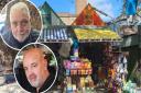 Joe's Pets has been sold to businessman Marcus Pearcey. Inset: Joe's Pets' retiring owner Joe Silvester, top, and Mr Pearcey