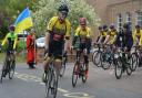 The start of the Beccles Cycle for Life charity ride.