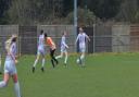 Action from Norwich City Women's 0-0 draw at Ashford Town Ladies