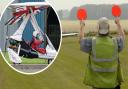 Mystery surrounds a glider crash at Northrepps Airfield