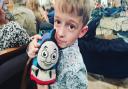 Albie is a big fan of Thomas the Tank Engine
