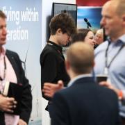 Members of the Vattenfall team meeting delegates at SNS 2022 Energy Integrated in the East