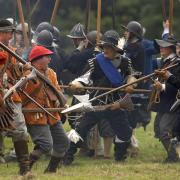 Re-enactors restage the Civil War, in which the town of King's Lynn fell to the parliamentarians in September 1643