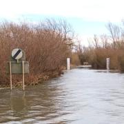 Flood alerts have been issued in parts of Norfolk, including the Welney Wash Road