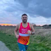 Ben Hope, from Oulton Broad, is preparing to run the London Marathon for Breast Cancer Now