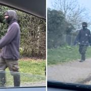 The police have been made aware of the masked man in Bungay