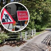 Goggs Mill Road will close so that bridge repair works can take place