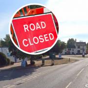 A section of Station Road in Wymondham has been closed
