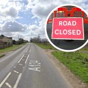 The work on the A143 at Shouldham Thorpe is scheduled to start on May 7