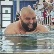Adam Lopez is confident he has set a new Guinness World Record for running a mile underwater