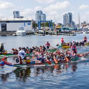 This is the first dragon boat race to take place in Norwich