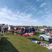 Last week's car boot sale at Yarmouth Racecourse saw 40 traders despite blustery winds.