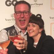Ben and Sarah Handley at the GQ Food and Drink Awards 2018 Picture:  Andrew Waddison/AW PR