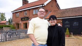 Mandy Beard and Simon Snelling are the new owners of The Bell pub in Marlingford
