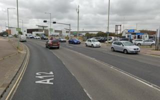 There has been a crash on the A12 near Lowestoft causing a build up of traffic.