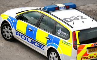 Two teenage boys have been arrested on suspicion of stealing a moped