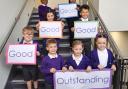 Pupils from White House Farm celebrate its glowing Ofsted inspection
