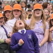 Children take part in a Norfolk Music Hub event