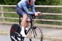 Great Yarmouth CC rider Julian Claxton had a personal best despite a fall at the CC Breckland 50 Picture: Fergus Muir
