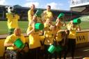 Aviva staff took part in the ice bucket challenge.