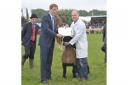 HRH Prince Harry awarded the trophys in the Grand Ring.