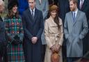 Prince Harry and Meghan Markle with Prince William and the Duchess of Cambridge at church at Sandringham, on Christmas Day, 2017  Picture: Paul John Bayfield