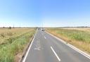 Part of the A47 Acle Straight was closed
