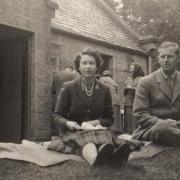 Unseen photos of the Royal family. Queen Elizabeth and Prince Philip having a picnic. Photo: Deep South Media