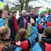 Young sailors from Year 6 had the chance to meet Princess Anne