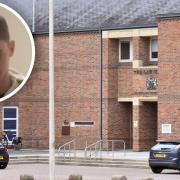 Alfie Starr (inset) who appeared at Norwich Crown Court on drugs charges