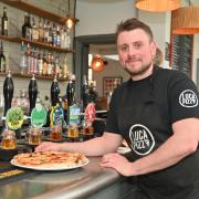 Luca Pizza, owned by Luca La Bella, is now in the kitchen at The Warwick Arms pub in Norwich Picture: Sonya Duncan