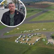 Martin McConnell died at an event at Tibenham Airfield