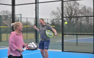 A new paddle court could be built near Fakenham. Pictured is a court installed at Ipswich Sports