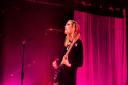 Ellie Roswell, lead vocalist of Wolf Alice, performing at the University of East Anglia's LCR in Norwich on the 26th of February 2022