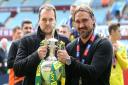 Stuart Webber and Daniel Farke, right, have led Norwich City to two Championship titles