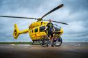 Chris Marshall with the East Anglian Air Ambulance