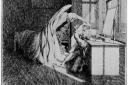 Illustration from M R James story - often illustrated by his friend James McBryde