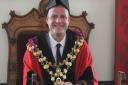Cllr Aigars Balsevics last May when he became Mayor of Wisbech for a municipal year. He is facing a licensing review after alleged Covid-19 breaches at his pub.