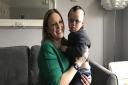 Zoe Lee and her son Mason, who has Down's syndrome. Picture: Ella Wilkinson