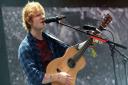 Ed Sheeran performing on the Pyramid Stage at the Glastonbury Festival in 2014. Picture: PA