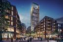A CGI image showing what Anglia Square could look like at night. Picture: Weston Homes