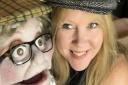 Norwich comedian Trish Dunn with Agnes. Picture: Supplied by Hooma Comedy
