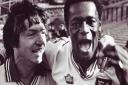 Justin Fashanu and Phil Hoadley. Picture: Archant library