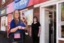 Working hard in Attleborough, supervisor Rachel Harvey, left, and Post Office senior clerk, Tracey Norman, at the One Stop. Picture: DENISE BRADLEY