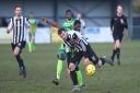 Ryan Crisp scored twice in Dereham Town's 3-1 win at Brentwood. Picture: ARCHANT